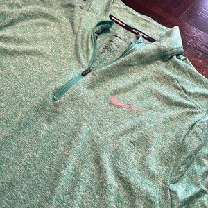 Like green Nike running 1/4 zip never worn